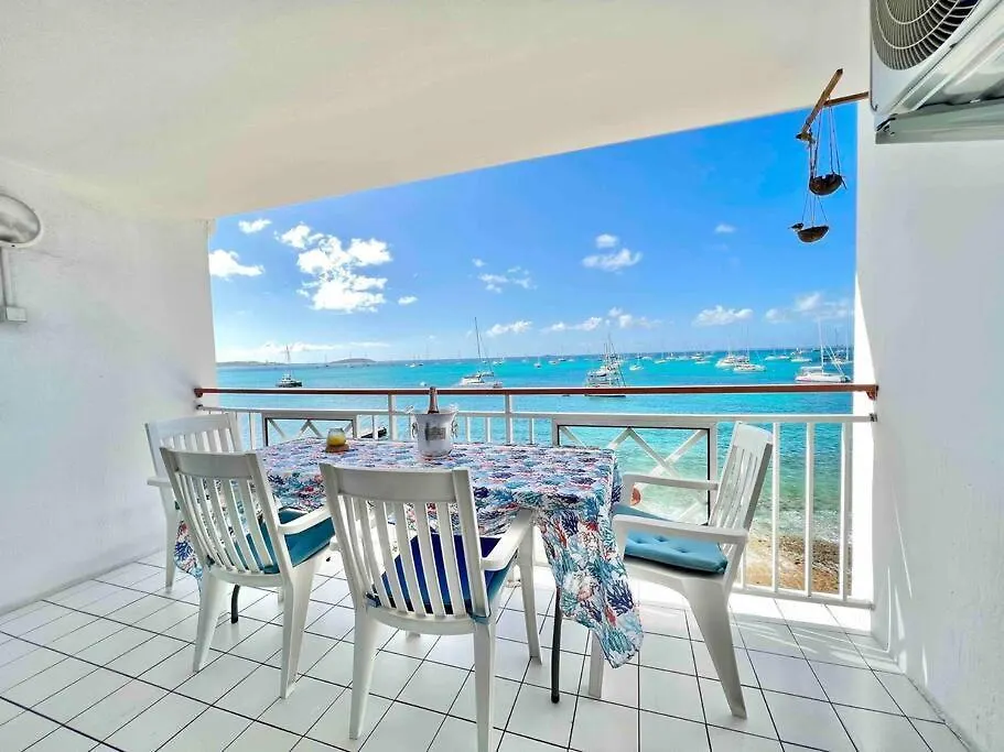 Le Paradis Des Iles - Grand Studio Vue Mer - Piscine Acces Direct Plage - Marigot Saint-Martin